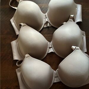 Warner's Cream Women's Bra Trio
